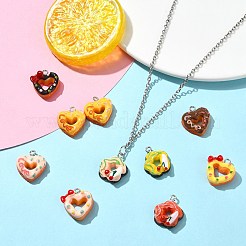 45шт 9 стиля непрозрачные подвески из смолы&nbsp;CRES-CJ0001-78