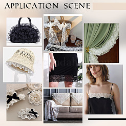 2 цвет молочные волокна вышивка цветок кружевные ленты OCOR-GA0001-96