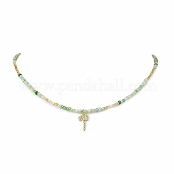 Летние пляжные ожерелья из нержавеющей стали 304 для женщин NJEW-JN05241-02