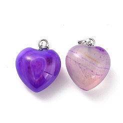 Подвески из натурального окрашенного и нагретого агата G-I311-A35