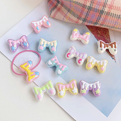 14шт 7 цвета покрытия акриловых бусин OACR-AN0001-01