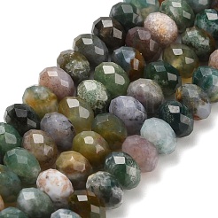 Природного индийского агата бисер нитей&nbsp;G-C259-A02-5x8mm