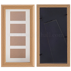 1 support pour cadre photo rectangulaire en bois&nbsp;DJEW-CP0001-47B