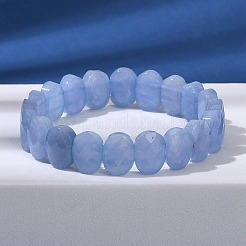 Овальные браслеты из натурального малайзийского нефрита с бусинами G-P589-02A