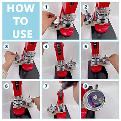 Фурнитура для броши из белой жести&nbsp;DIY-WH0128-15P