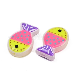 Выпечка окрашенные стеклянные бусины LAMP-F036-02C