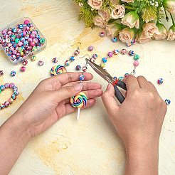 200шт 20 цвета бусины из полимерной глины ручной работы CLAY-SZ0001-96