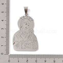 Подвески из нержавеющей стали 201 STAS-A094-01B-P