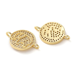 Стойка покрытие латунь микропаве прозрачный кубический цирконий слон соединительные подвески&nbsp;KK-C084-30G-02