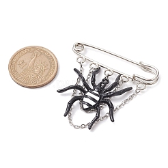 Хэллоуин паук сплав эмаль очарование брошь булавка JEWB-TA00018