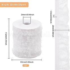 25 iarda di nastro elastico in pizzo di organza chinlon&nbsp;EC-BC0001-39B