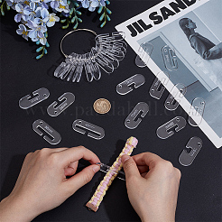 28 шт. измеритель ширины плетения акриловой ленты AJEW-OC0013-96B