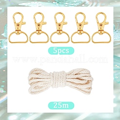 Наборы для изготовления брелоков из хлопка ручной работы в стиле бохо&nbsp;DIY-SC0028-16