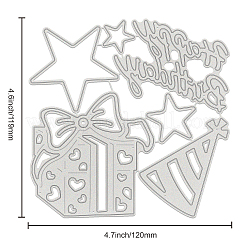 Углеродистая сталь разрезает трафареты&nbsp;DIY-WH0170-322