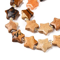 Естественного изображения яшмы бисер нитей G-T138-189