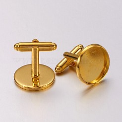 Латунные запонки &nbsp;X-KK-E062-G