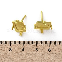 Латунные серьги&nbsp;KK-R215-06G