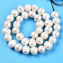 Нити из натурального культивированного пресноводного жемчуга&nbsp;LS-PEAR-L001-A-08-01