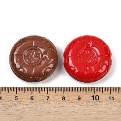 Непрозрачные и окрашенные распылением акриловые европейские бусины OACR-G048-05