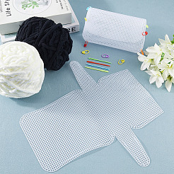 5 пакетик наборы для самостоятельного вязания крючком пластиковых сумок DIY-CP0012-62