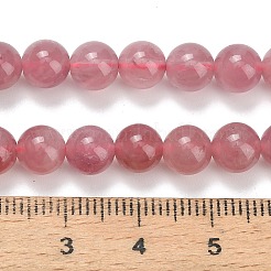 Природного розового кварца нитей бисера G-L642-B20-6mm