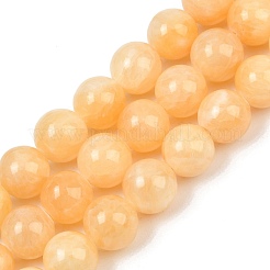 Rangs de perles dégradées en jade jaune naturel&nbsp;GG-CBA2AE1-A02