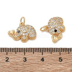 Pendenti in zirconi neri con micro pavè di ottone&nbsp;CU-CBA3F77-05G