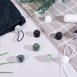 40 шт. 4-х цветные пластиковые шнуровые замки FIND-PH0027-35