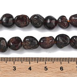 Гранат природный бисер нитей&nbsp;G-G349-A01-8x10mm