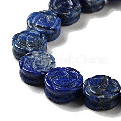 Нитки бусины из натурального ляписа-лазури G-D475-01F