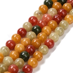 Бусины из натурального белого нефрита G-Z097-A01-6mm-B