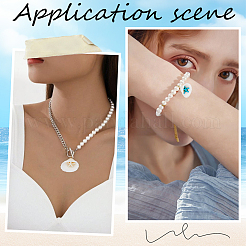 32 шт. 2-х цветные летние пляжные подвески из натуральных ракушек&nbsp;FIND-SC0012-35