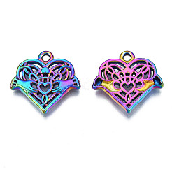 Подвески из сплава цвета радуги&nbsp;PALLOY-S180-319