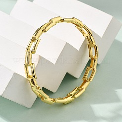 Браслеты из латуни с прозрачным кубическим цирконием в микропаве&nbsp;BJEW-S168-01G