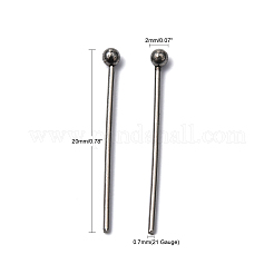 Perni a testa sferica in acciaio inossidabile 304 anti-ossidazione&nbsp;LS-STAS-R015-20mm