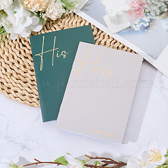 2 Stück Notizbücher für Eidesleistungen aus Papier&nbsp;AJEW-CP0011-24B