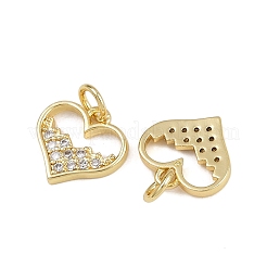 Латунные микро проложить кубического циркония подвески ZIRC-I367-05G-09