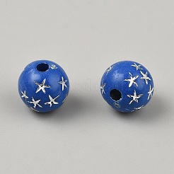 Матовые непрозрачные акриловые бусины&nbsp;FACR-WH0090-01A