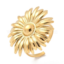 Регулируемые открытые манжеты из нержавеющей стали 304 для женщин&nbsp;RJEW-K293-04G