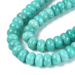 Natürliche weiße Jade perlen Stränge&nbsp;G-Q613-02A-11