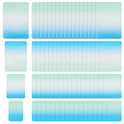 72 шт. 4 стиля двухцветные прямоугольные пластиковые подарочные пакеты&nbsp;OPP-TA0001-15A
