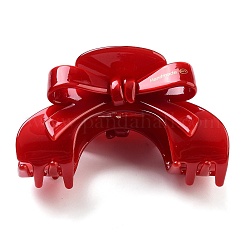 Заколки для волос из ацетата целлюлозы и железных когтей AJEW-K047-02D