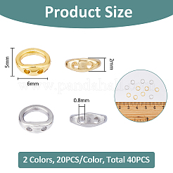 40шт защитная проволочная сетка из латуни 2 цветов KK-FH0007-78