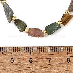 Collares con cuentas de turmalina multicolor natural&nbsp;NJEW-JN06615