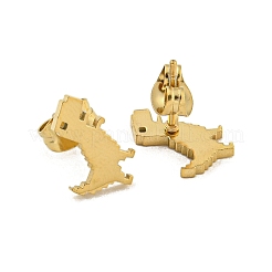 Boucles d'oreilles à tige en acier inoxydable 304&nbsp;EJEW-G384-01B