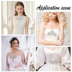 Аппликации из страз и пластиковых бусин&nbsp;DIY-WH0325-41