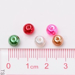 Pearlized Glas Weihnachten Mix Perlen&nbsp;HY-X006-6mm-05