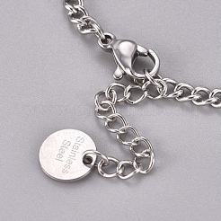 Bracciali a maglie in acciaio inossidabile 304&nbsp;STAS-D232-07G