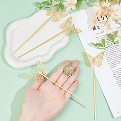 4 шт. полые латунные закладки AJEW-SC0002-82