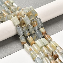 Нити из натурального голубого кальцита G-N327-06-05